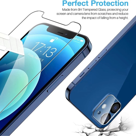 3 Pack Screen Protector With Camera Lens iPhone 14 Pro. - Picture 4 of 7